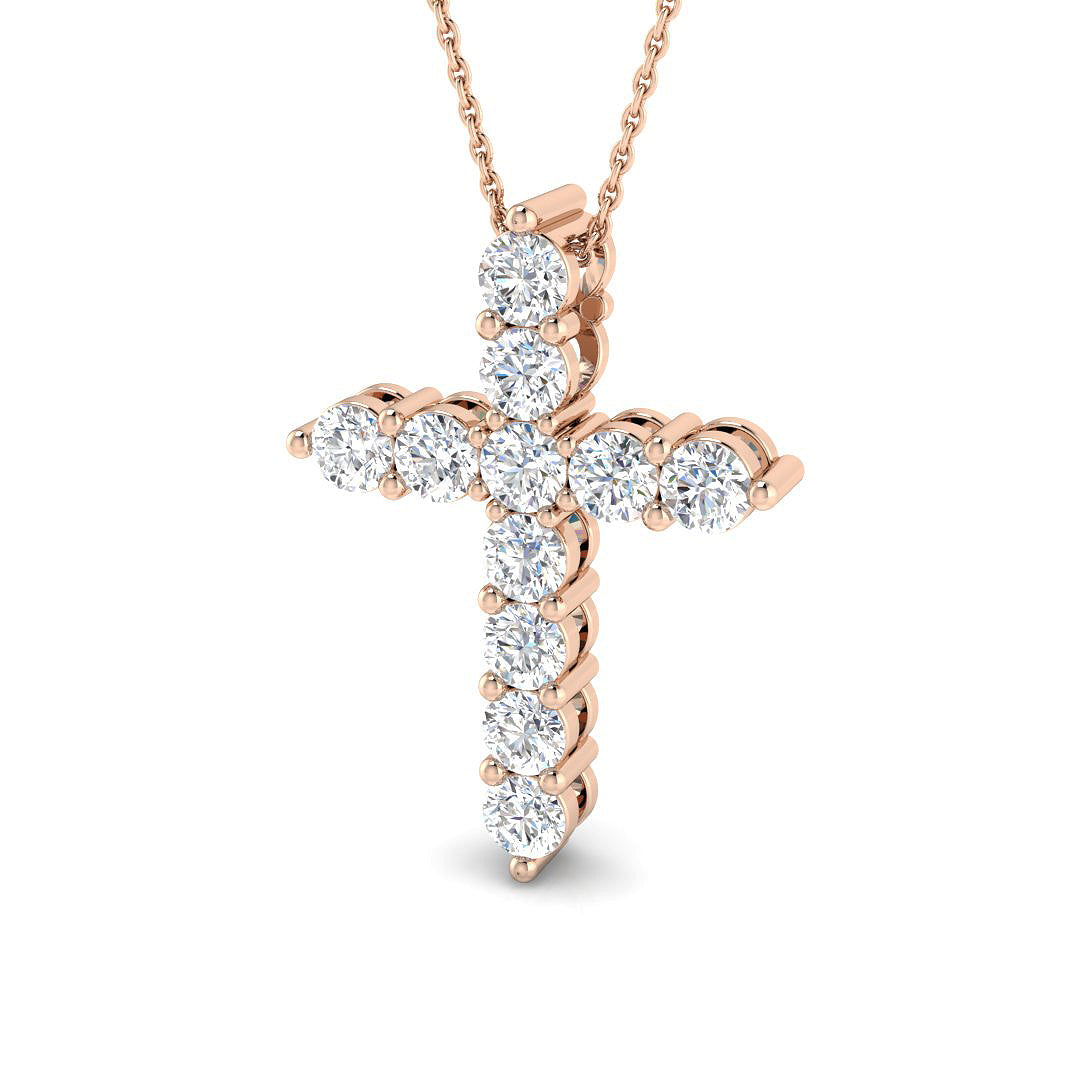SP4802 — Cross - 9k Rose Gold