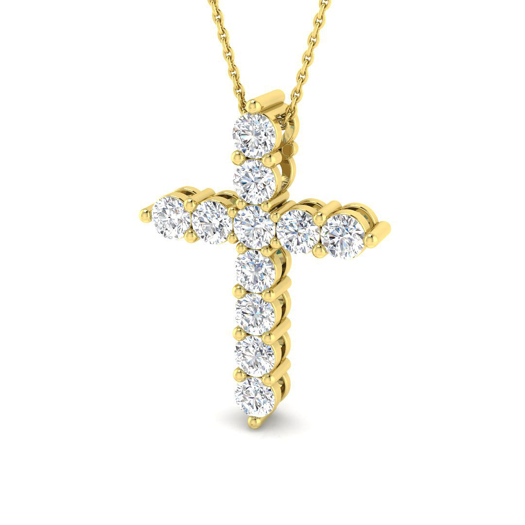 SP4802 — Cross - 9k Yellow Gold