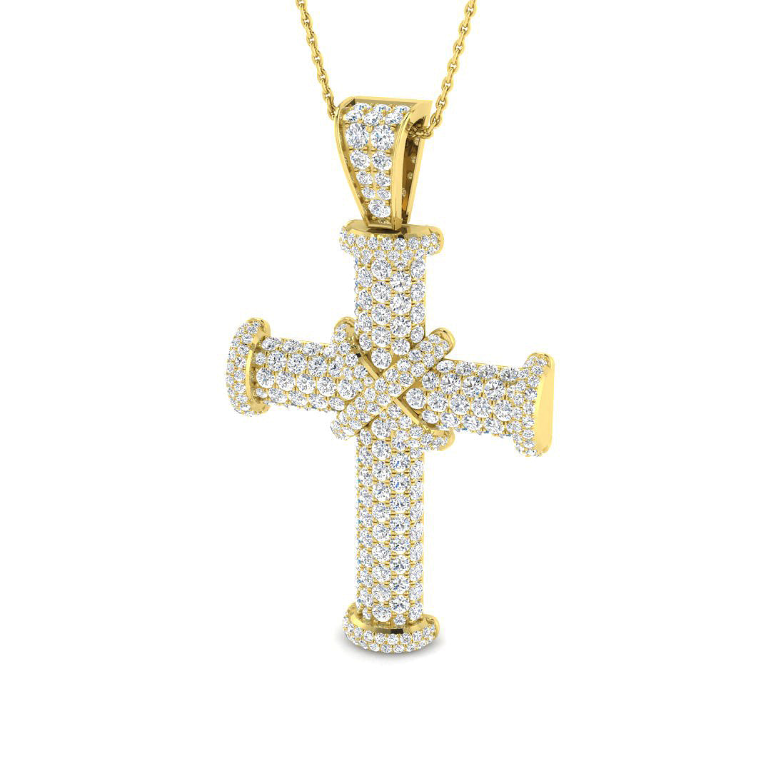 SP4820 — Cross - 9k Yellow Gold