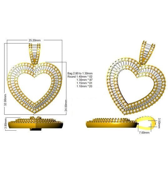 SP4825 — Pendant - 9k Yellow Gold detail