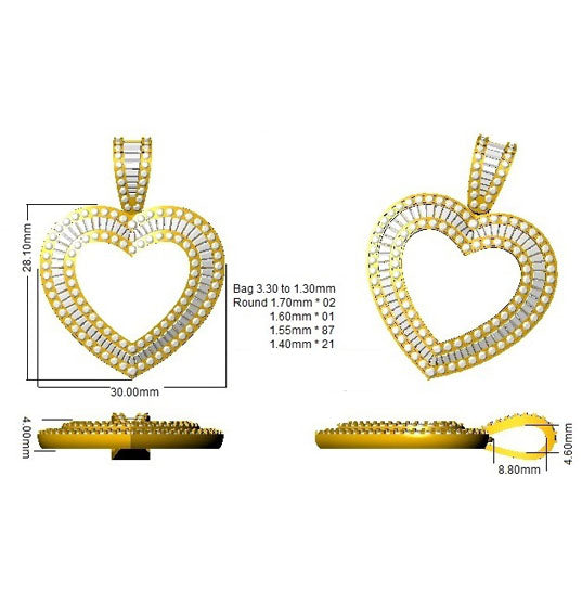 SP4826 — Pendant - 9k Yellow Gold detail