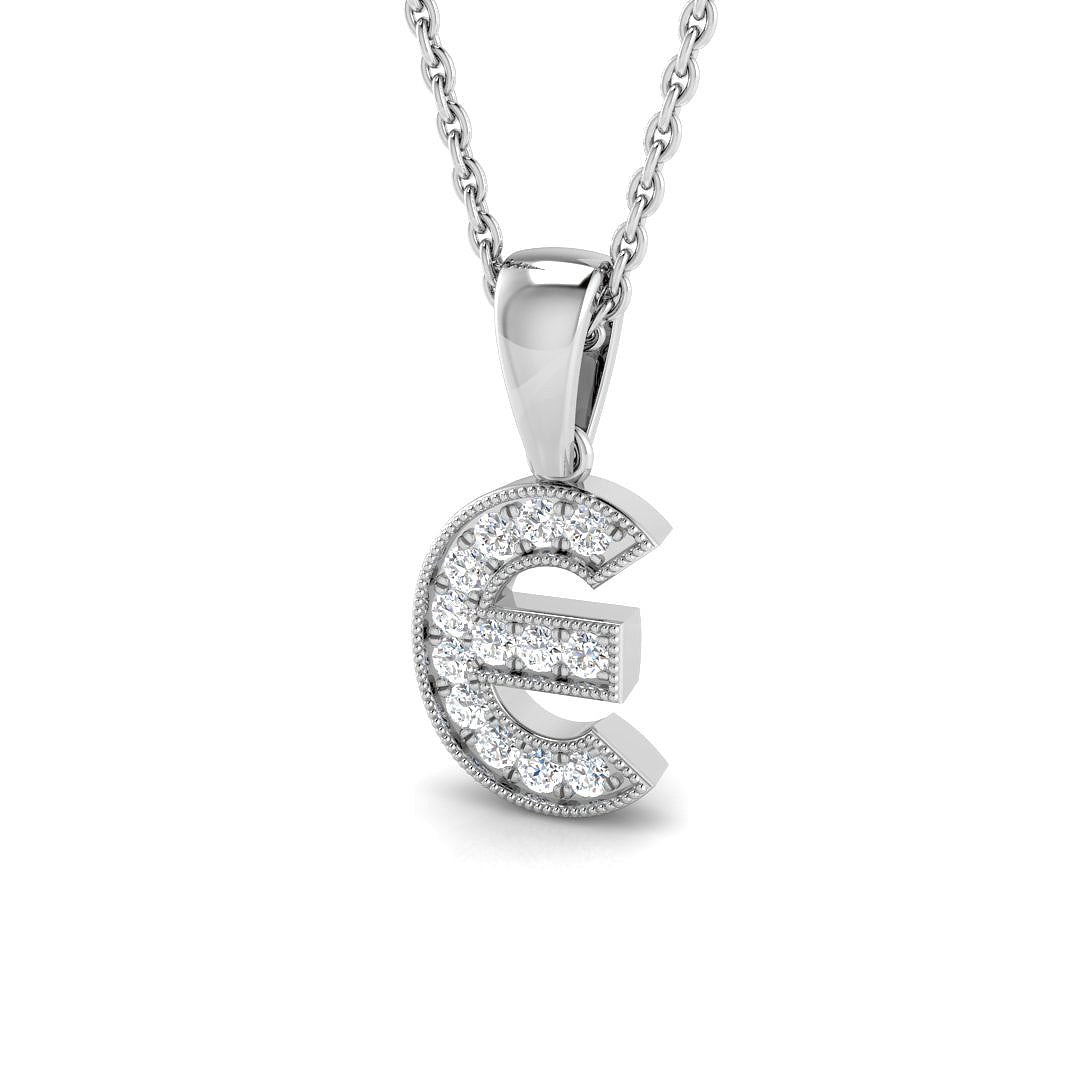 SP4844-E — Pendant - 9k White Gold