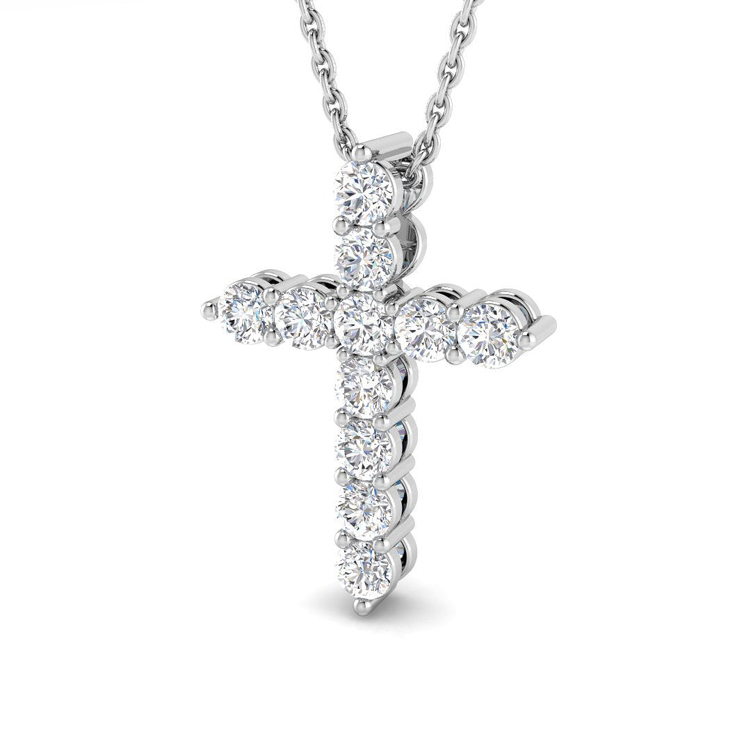 SP4853 — Cross - 9k White Gold