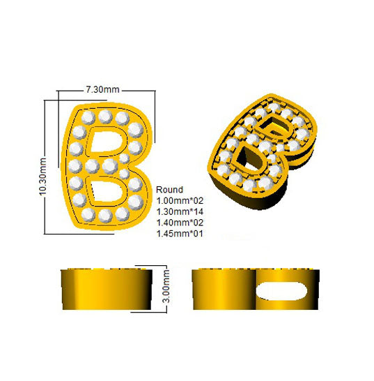 SP4905 — Pendant - 9k Yellow Gold detail