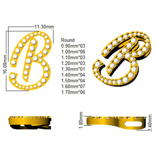 SP4909-B — Pendant - 9k Yellow Gold detail