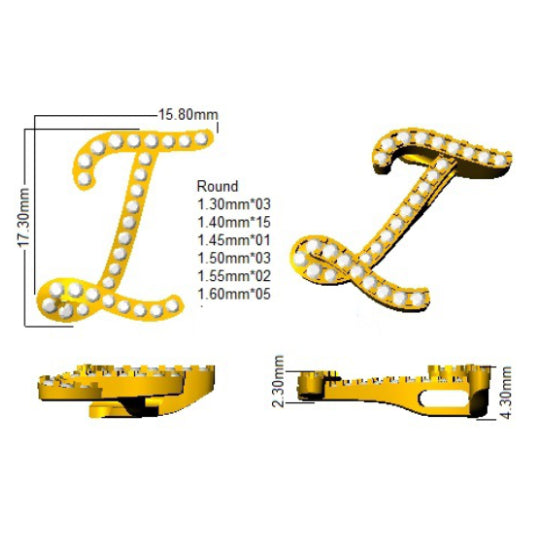 SP4909-I — Pendant - 9k Yellow Gold detail