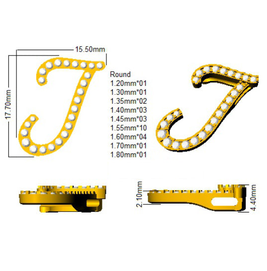 SP4909-J — Pendant - 9k Yellow Gold detail
