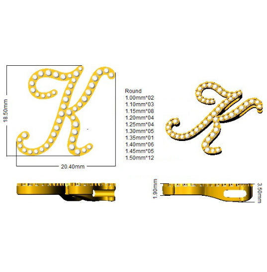 SP4909-K — Pendant - 9k Yellow Gold detail