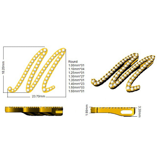 SP4909-M — Pendant - 9k Yellow Gold detail