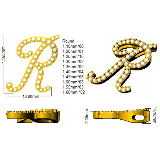 SP4909-R — Pendant - 9k Yellow Gold detail