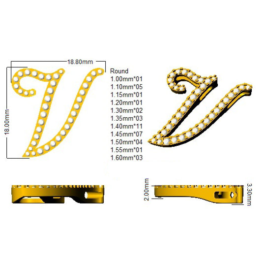 SP4909-V — Pendant - 9k Yellow Gold detail