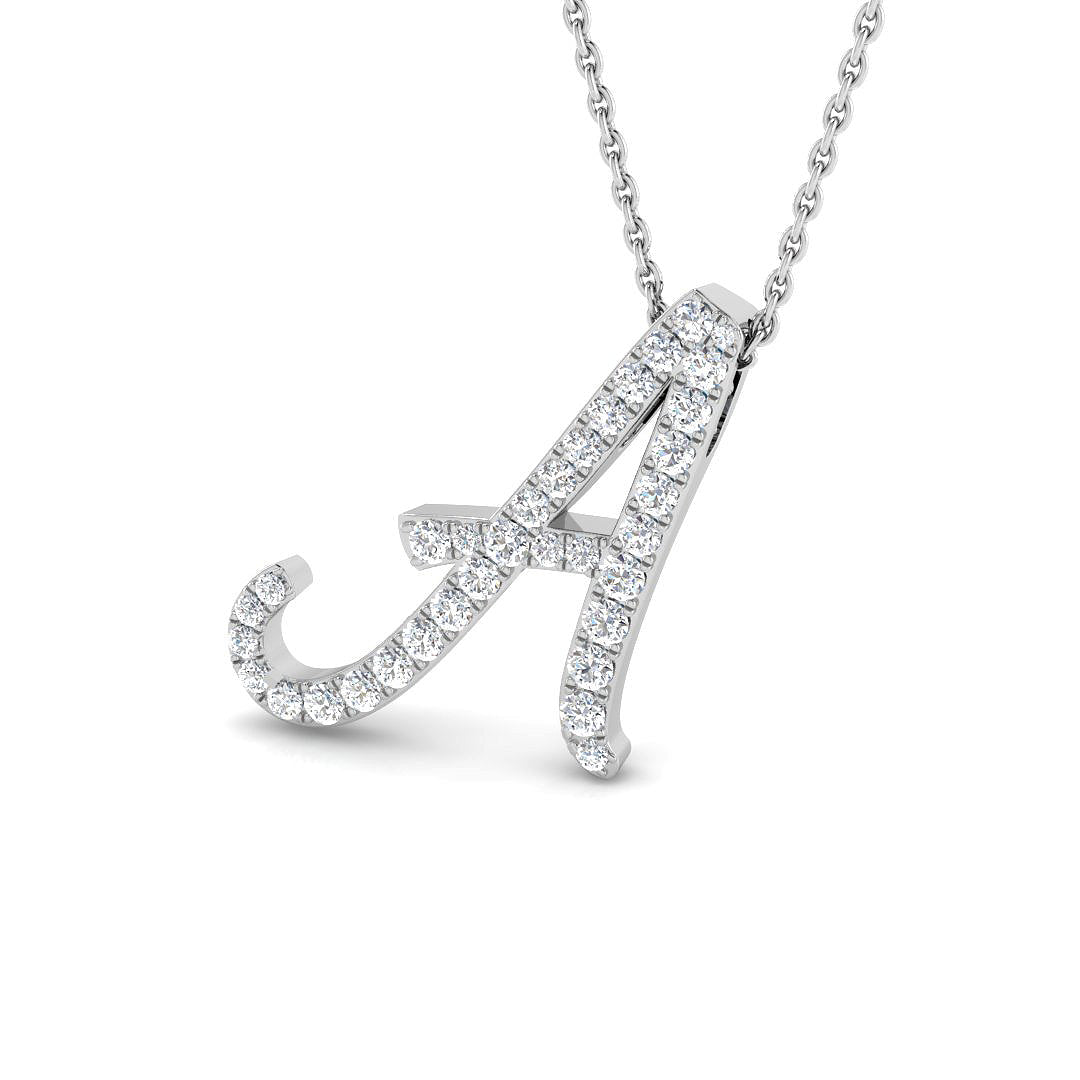 SP4909-A — Pendant - 9 KT White Gold