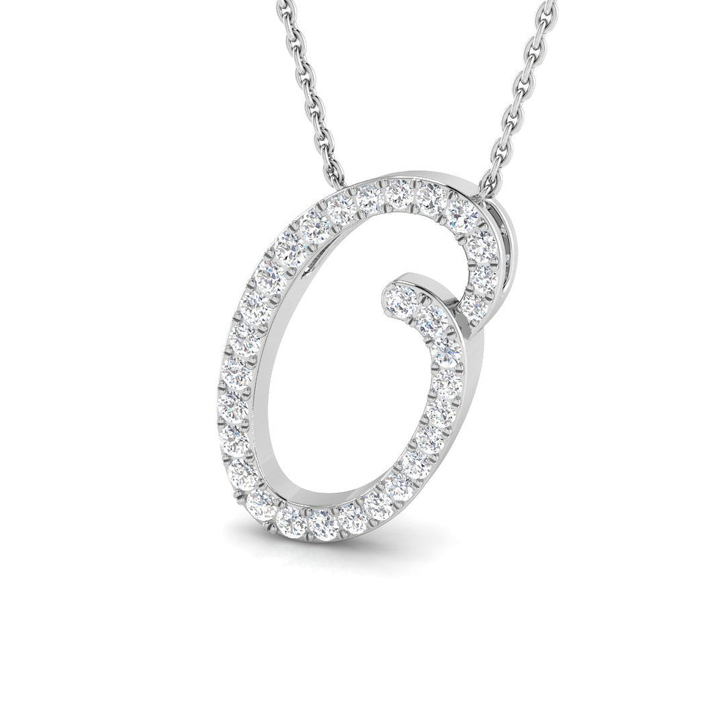 SP4909-O — Pendant - 9k White Gold