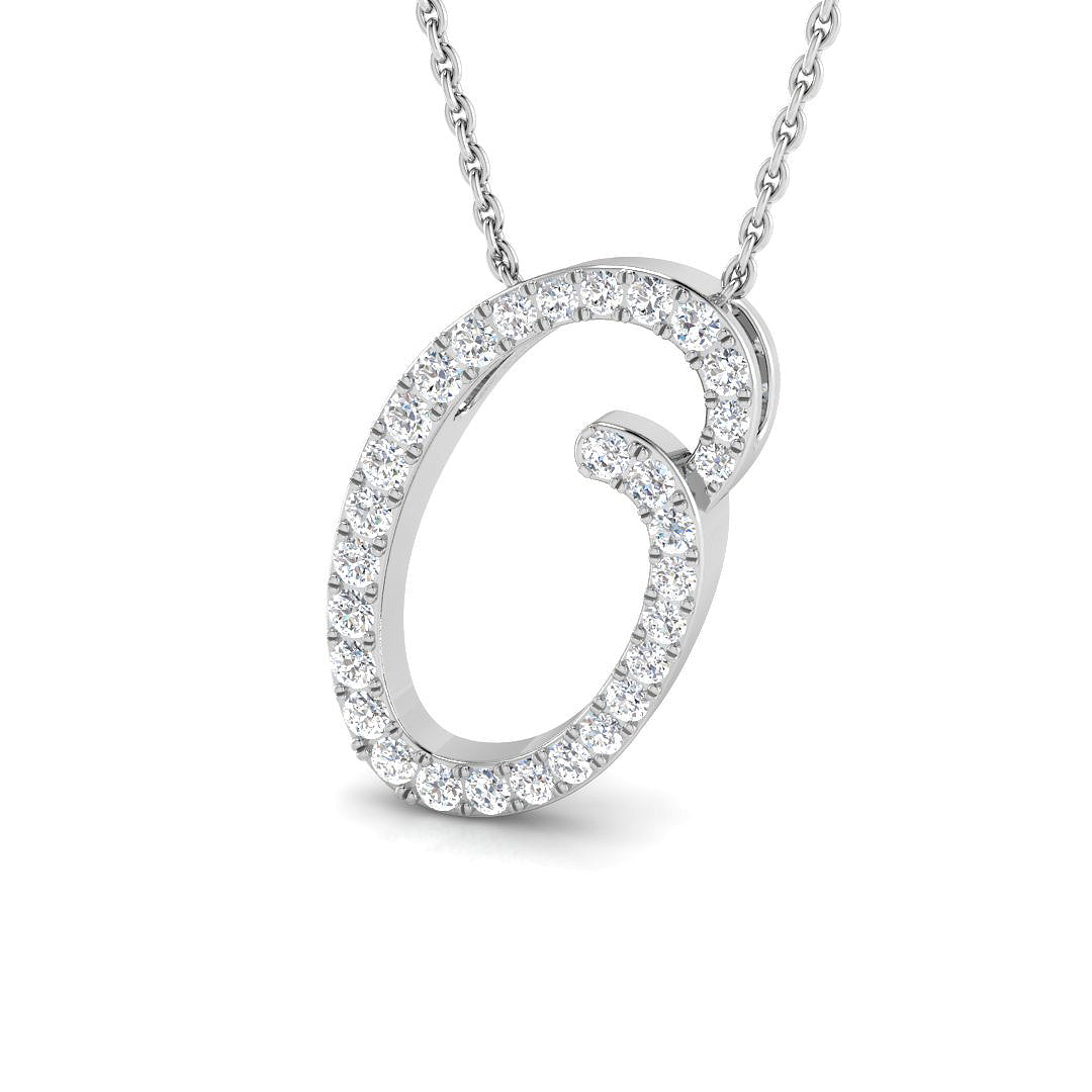 SP4909-O — Pendant - 9k White Gold