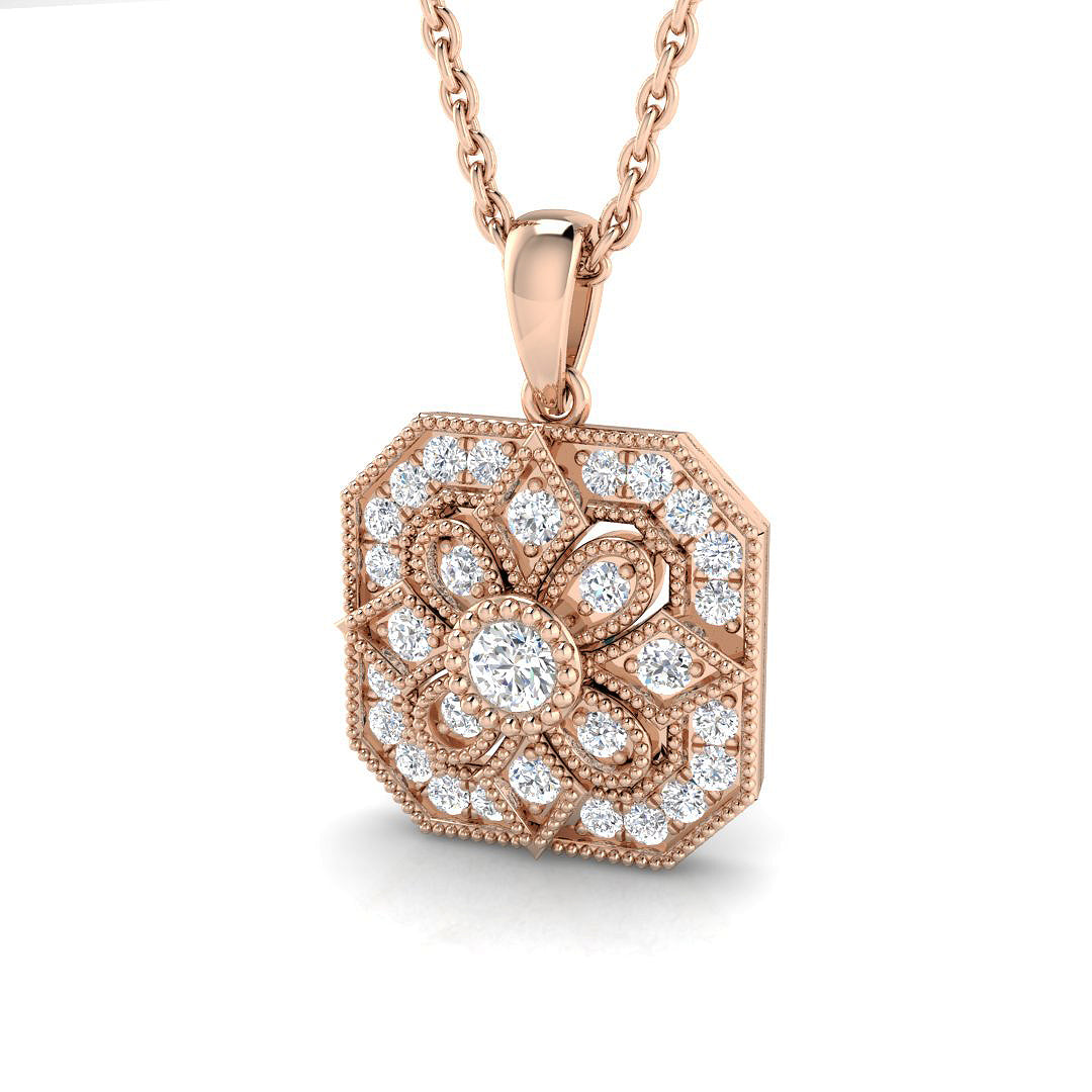 SP4925 — Pendant - 9k Rose Gold