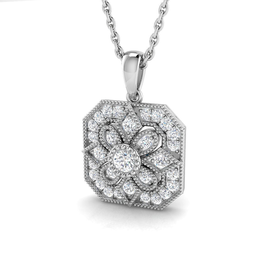 SP4925 — Pendant - 9k White Gold