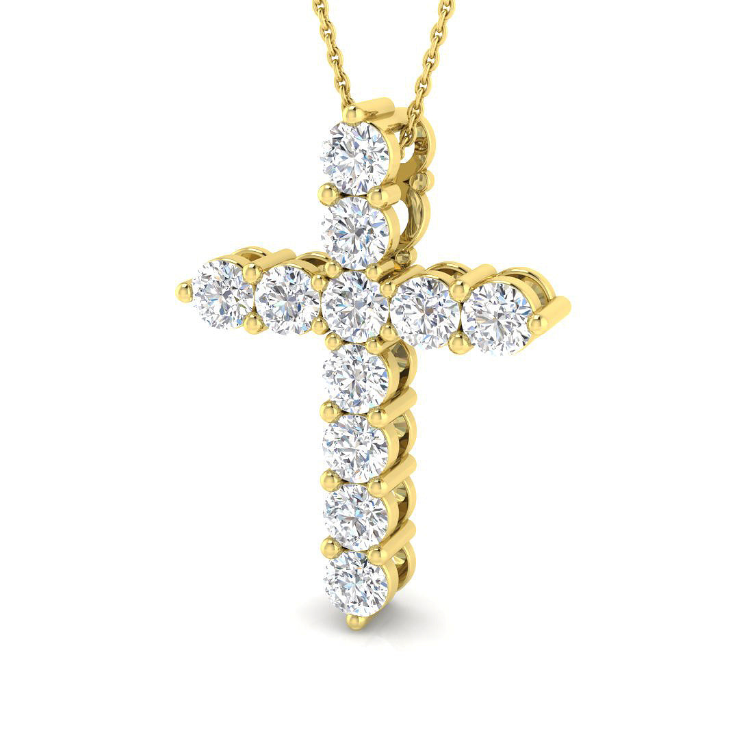 SP4941 — Cross - 9k Yellow Gold