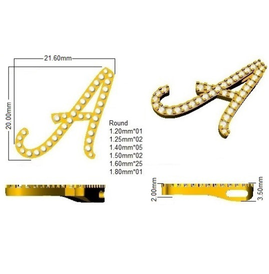 SP4945-A — Pendant - 9k Yellow Gold detail