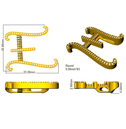 SP4945-E — Pendant - 9k Yellow Gold detail