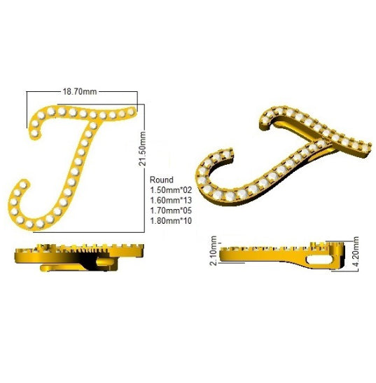 SP4945-J — Pendant - 9k Yellow Gold detail