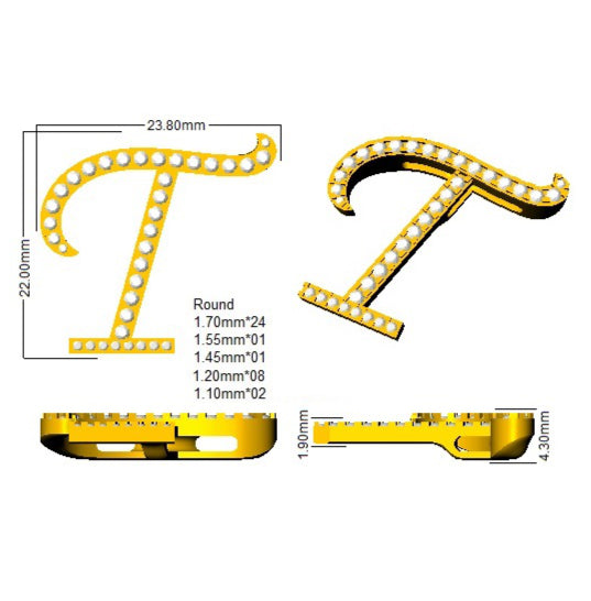 SP4945-T — Pendant - 9k Yellow Gold detail
