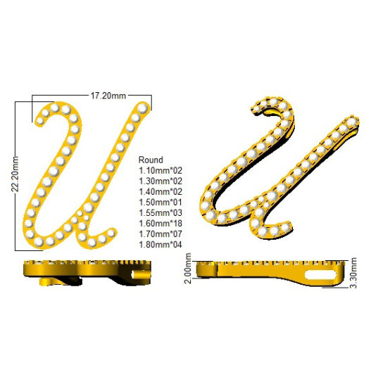 SP4945-U — Pendant - 9k Yellow Gold detail