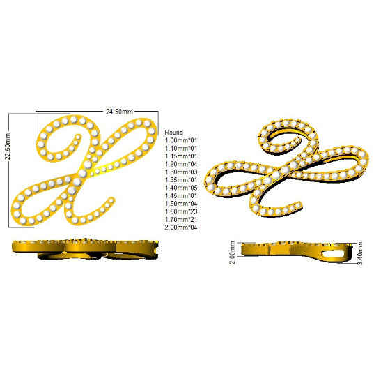 SP4945-X — Pendant - 9k Yellow Gold detail
