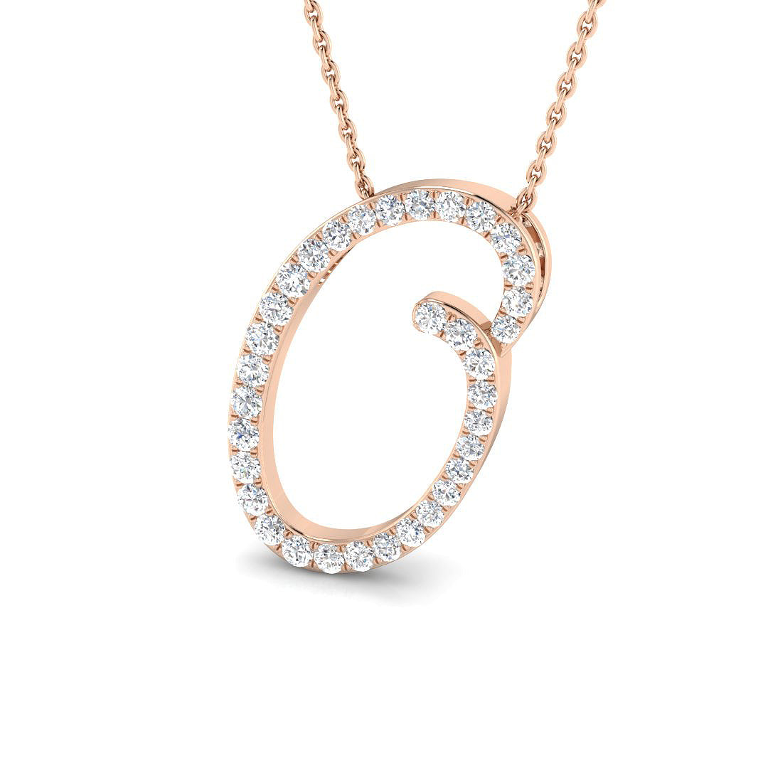 SP4945-O — Pendant - 9k Rose Gold