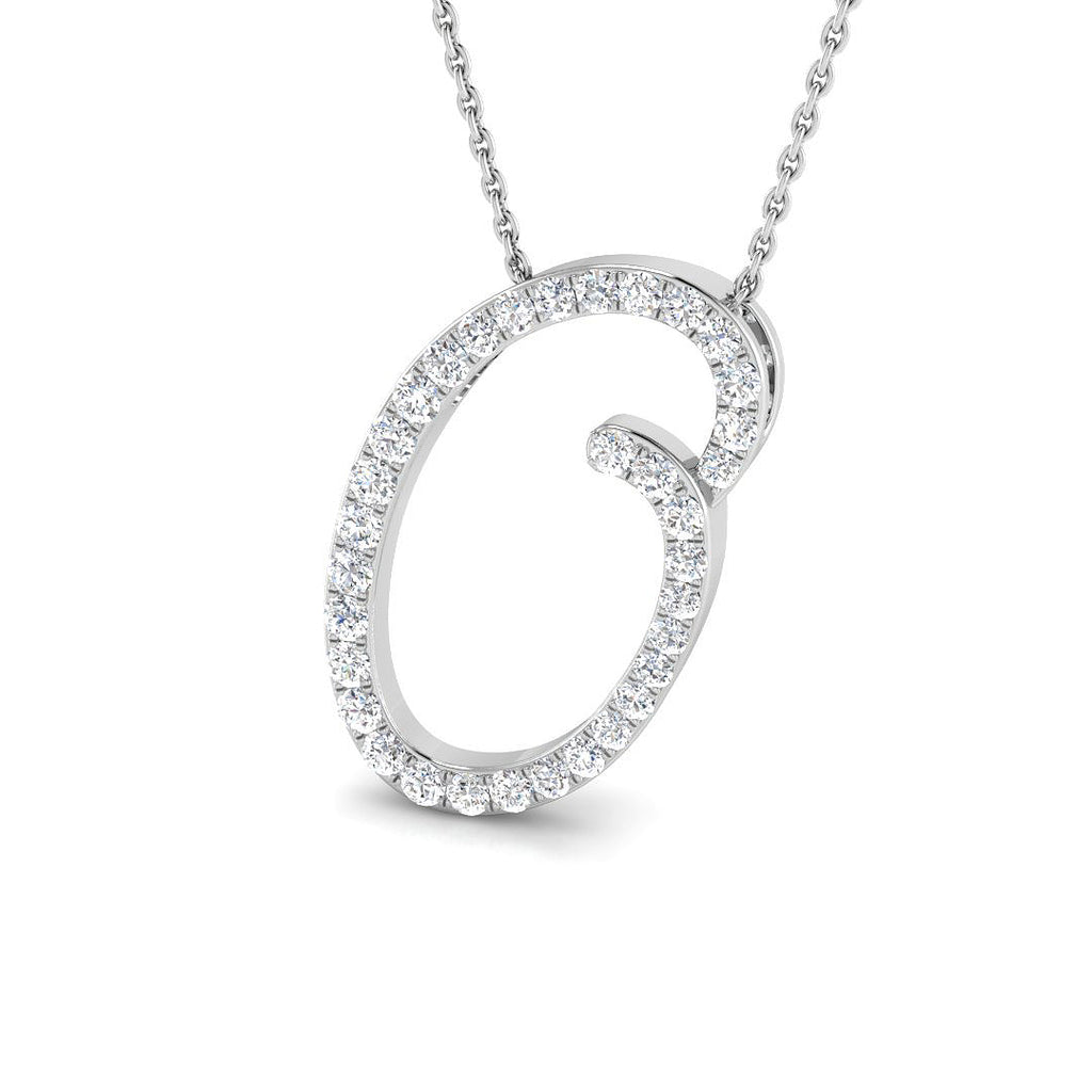 SP4945-O — Pendant - 9k White Gold