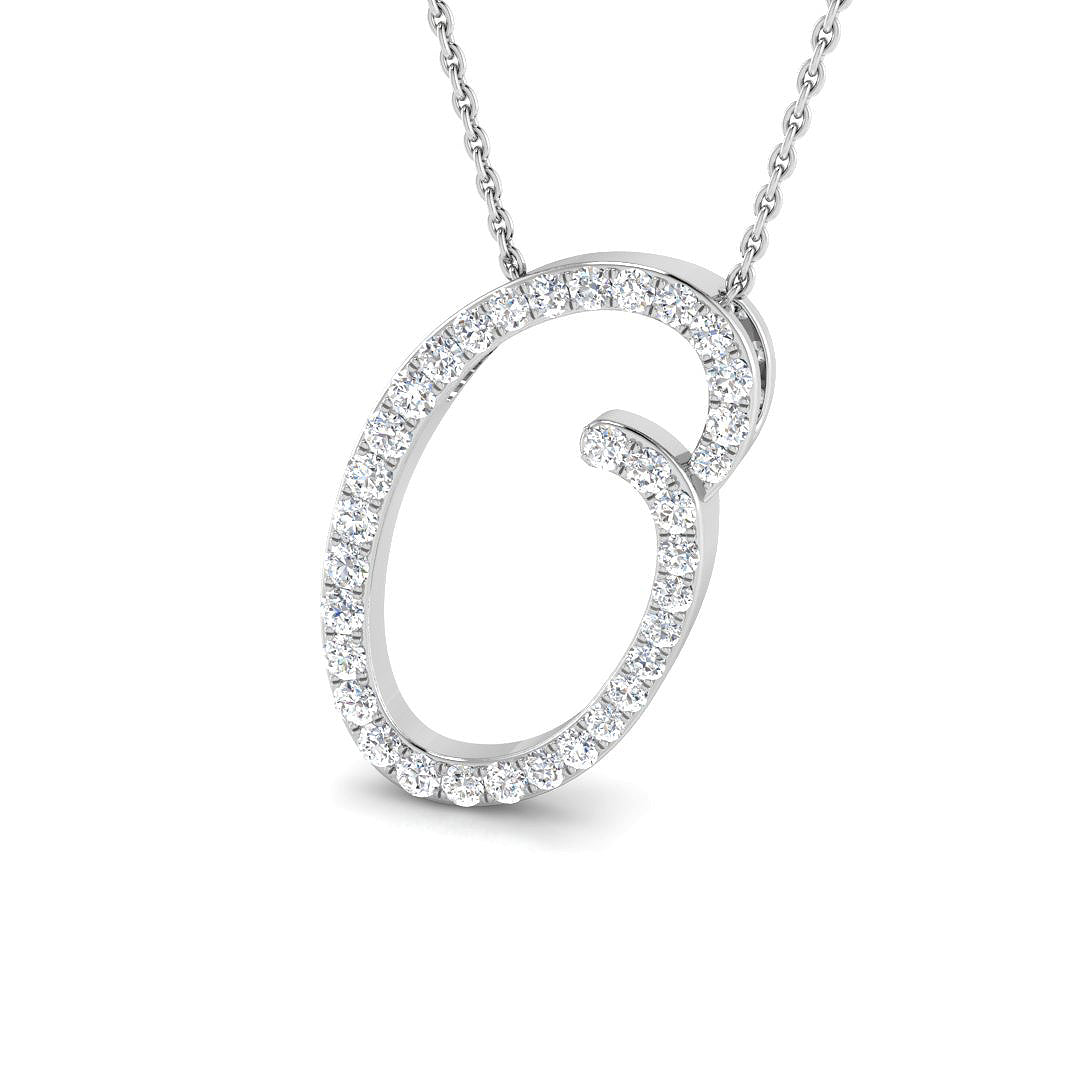 SP4945-O — Pendant - 9k White Gold