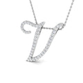 SP4945-V — Pendant - 9 KT White Gold