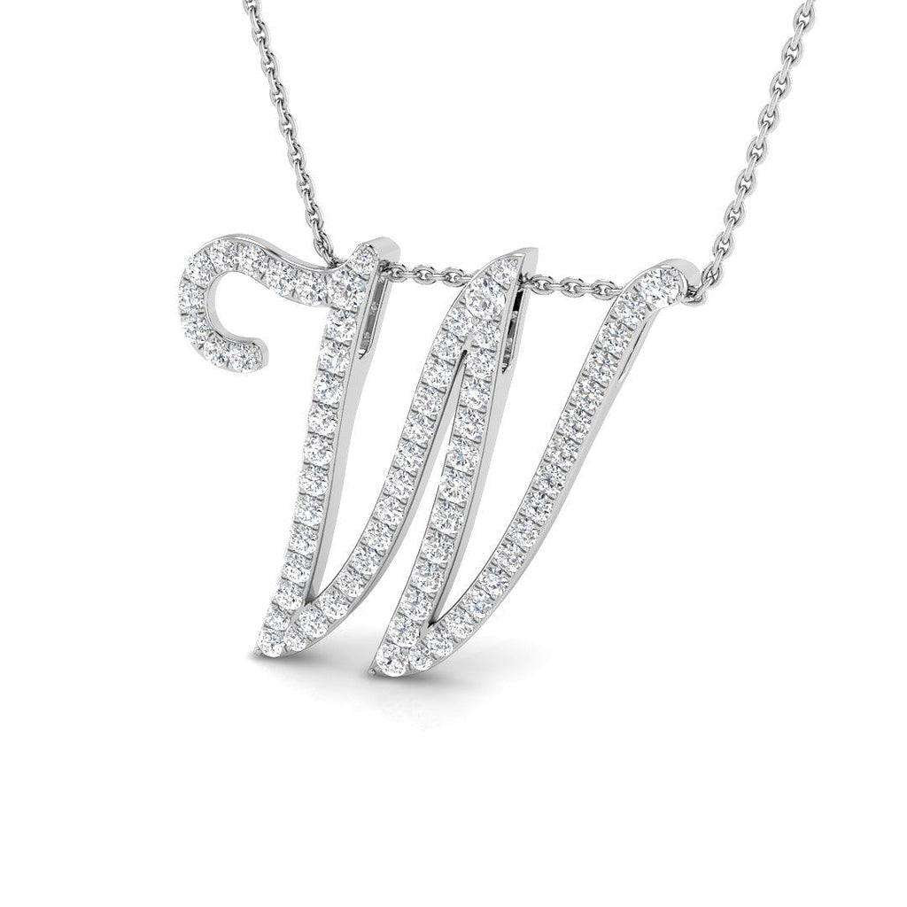 SP4945-W — Pendant - 9k White Gold