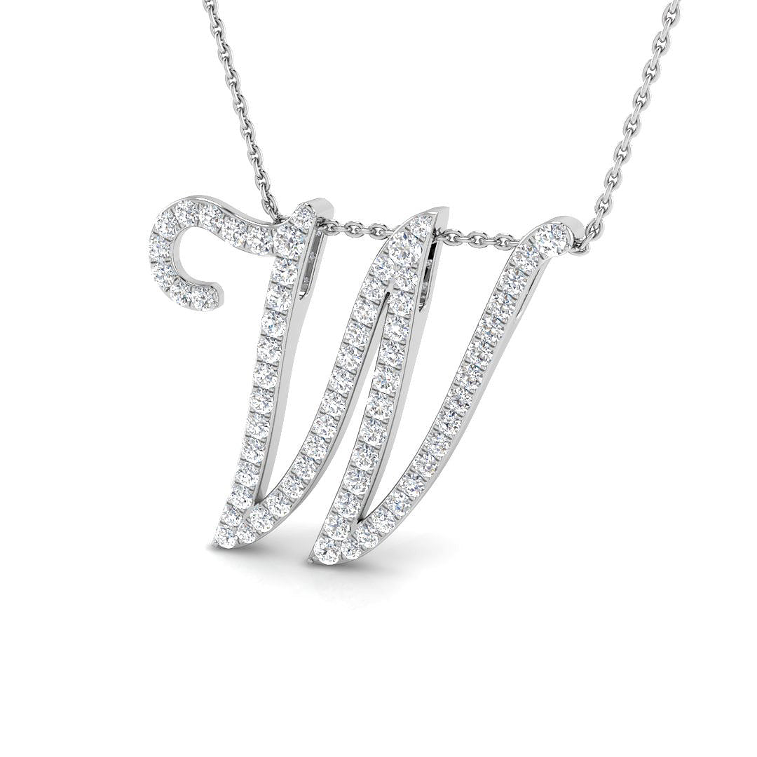 SP4945-W — Pendant - 9k White Gold