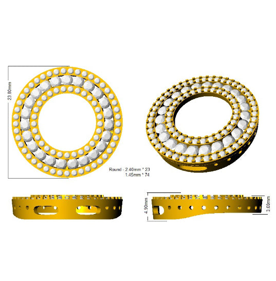 SP4950D — Pendant - 9k Yellow Gold detail