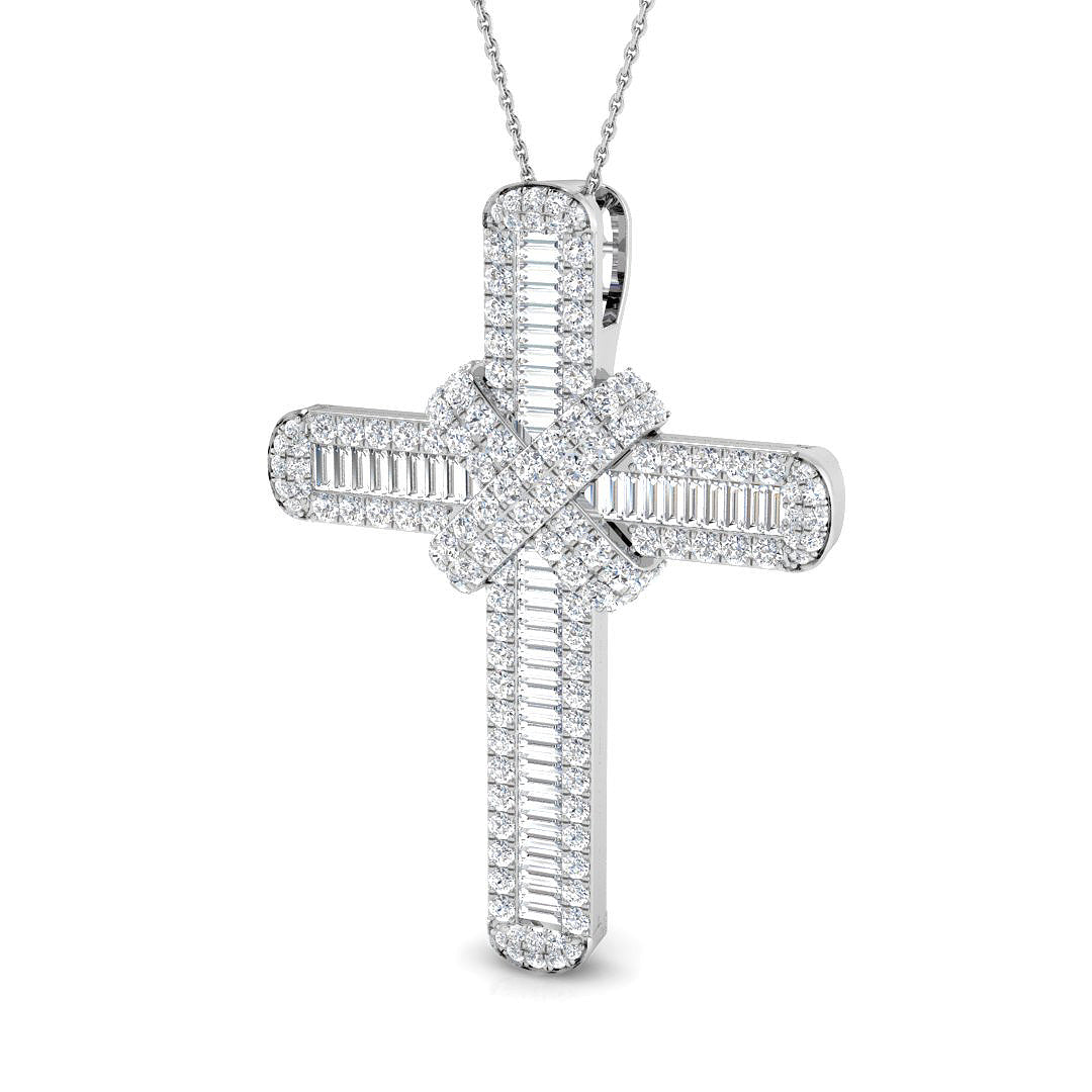 SP4952 — Cross - 9k White Gold
