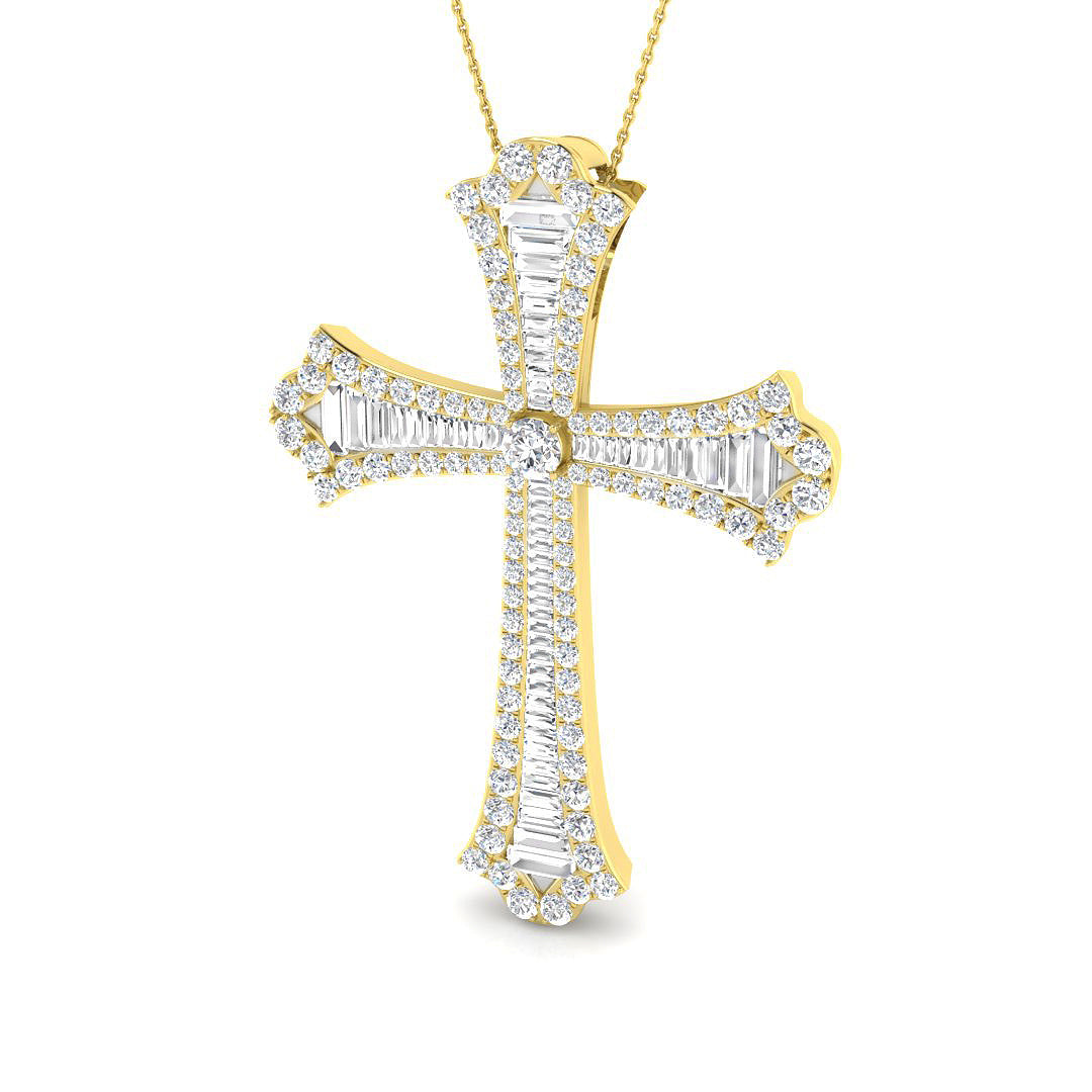 SP4958 — Cross - 9k Yellow Gold