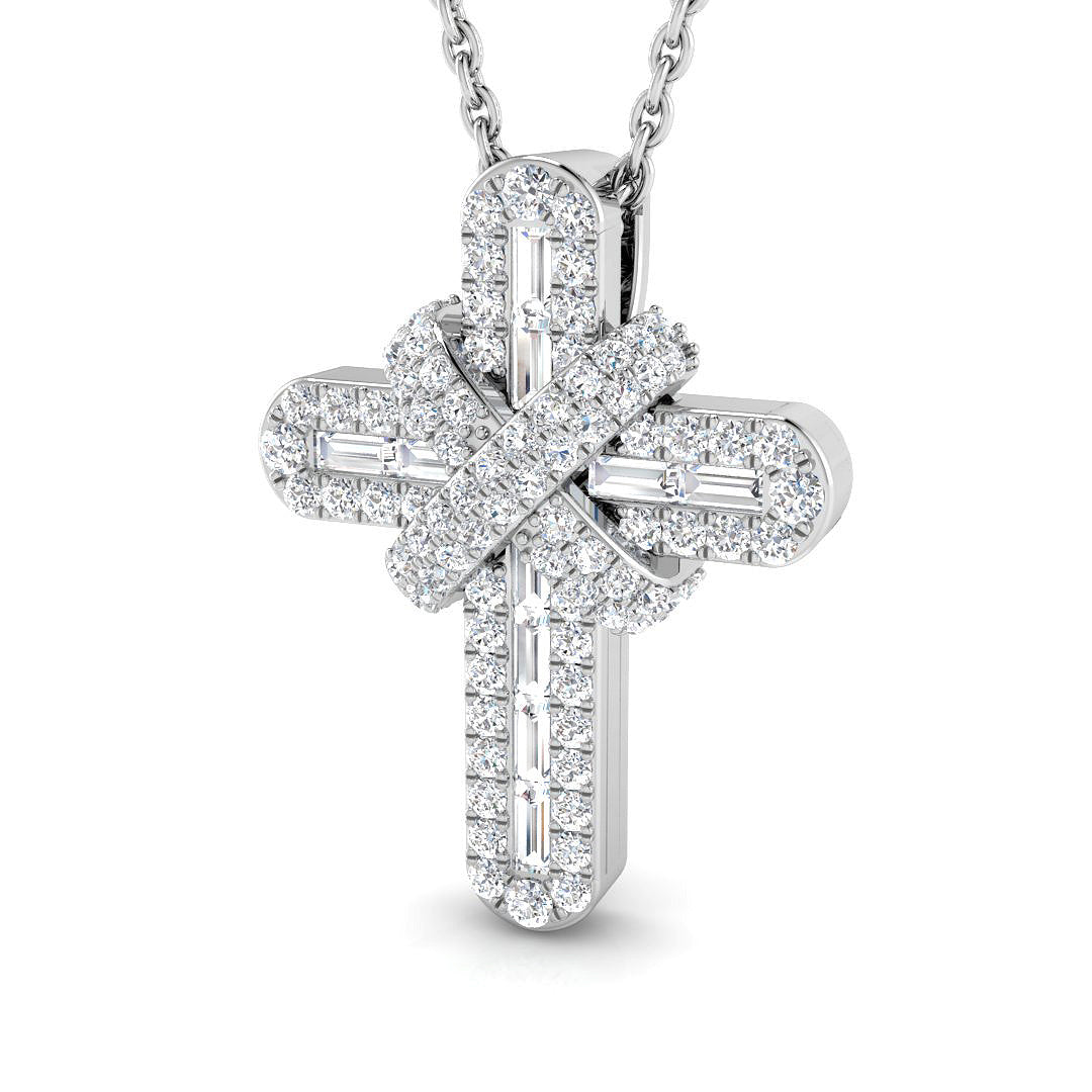 SP4989 — Cross - 9k White Gold