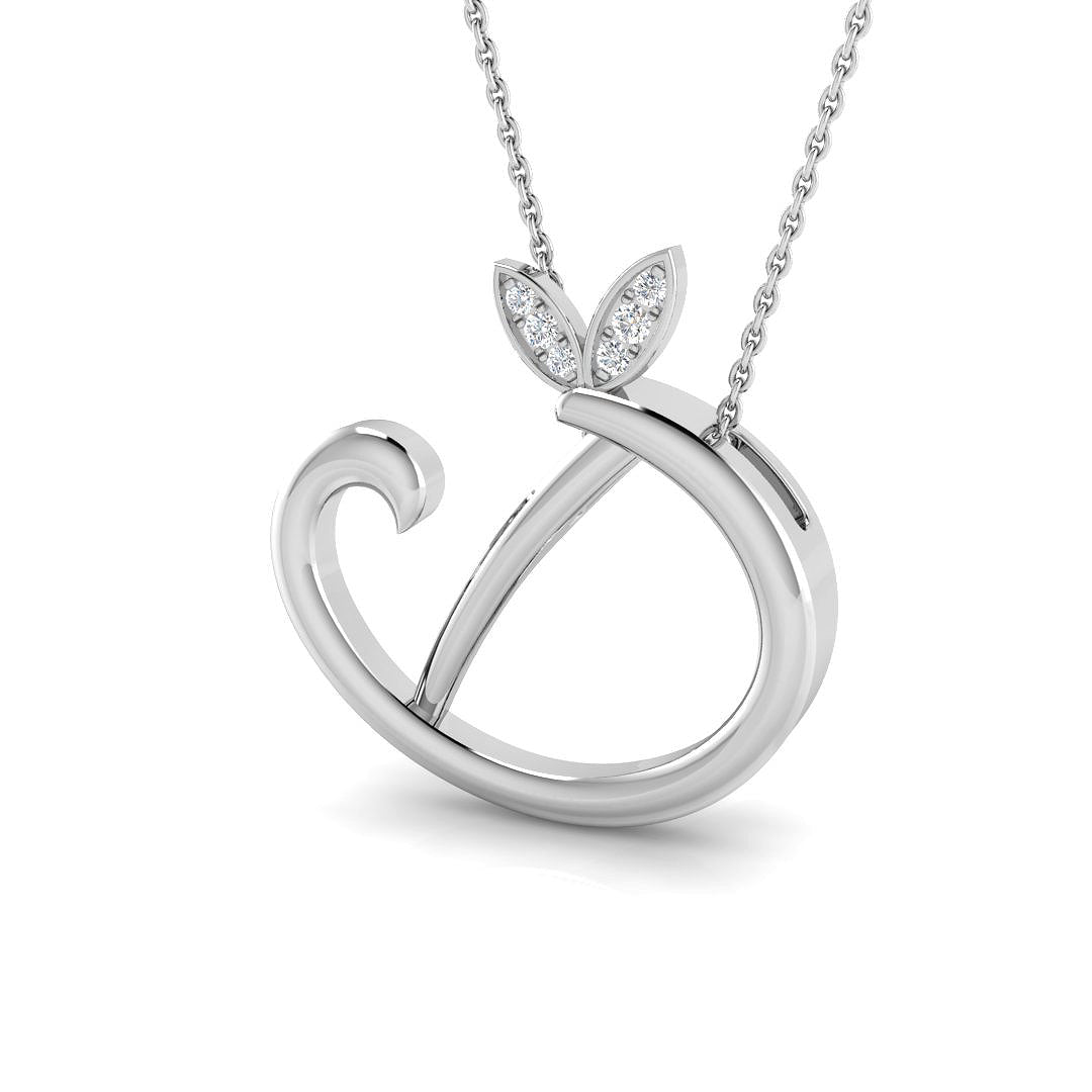 SP4996-D — Pendant - 9k White Gold