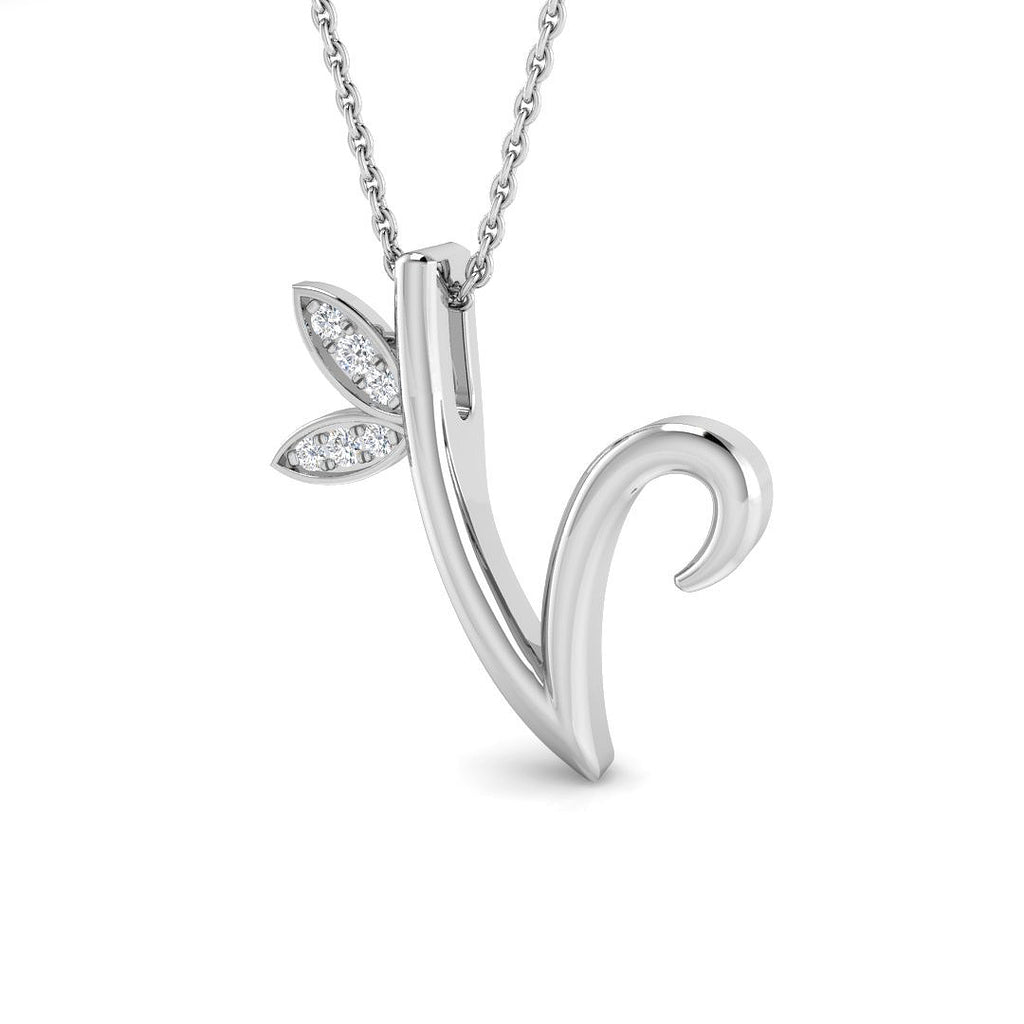 SP4996-V — Pendant - 9k White Gold
