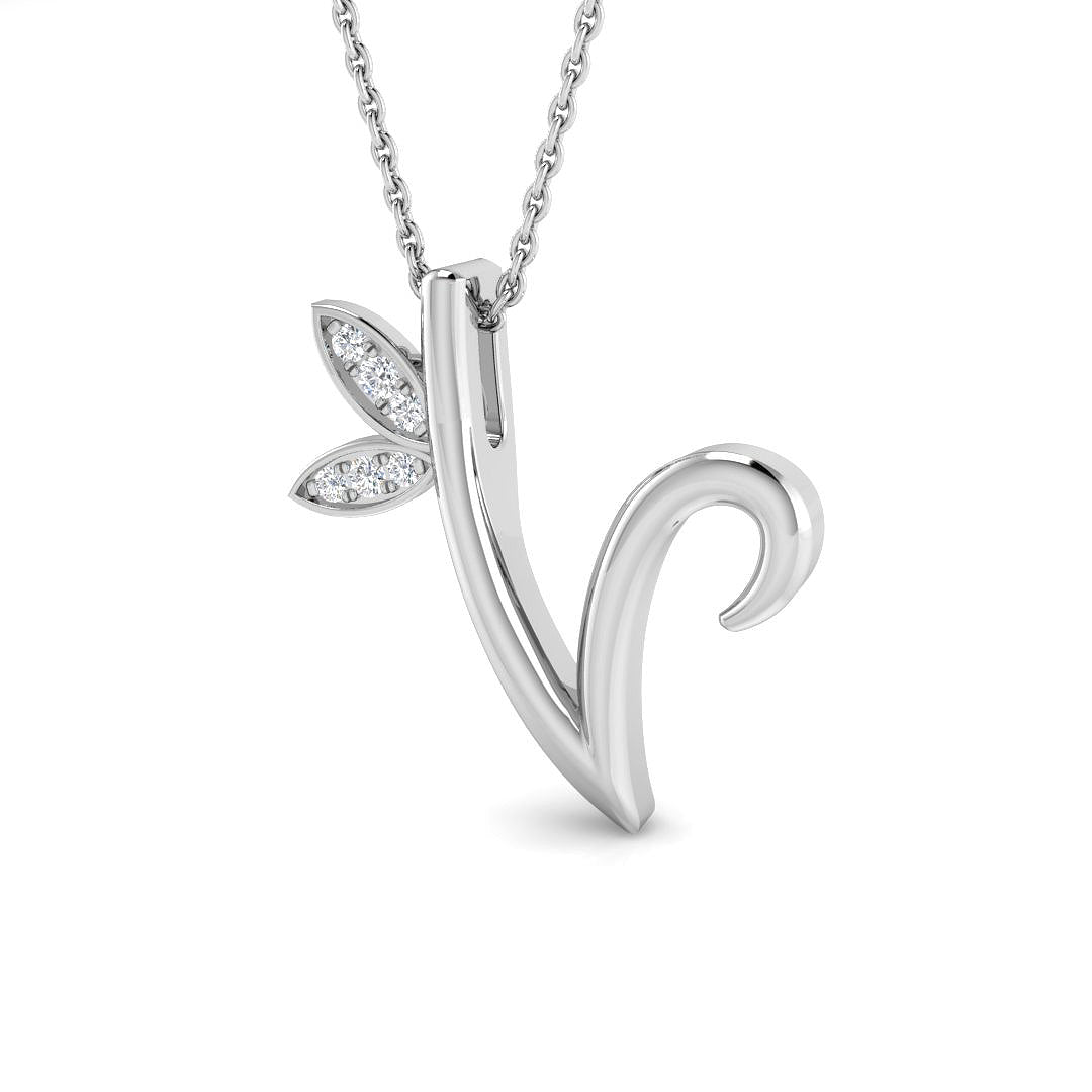 SP4996-V — Pendant - 9k White Gold