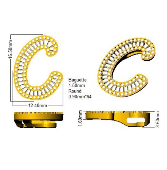 SP5002-C — Pendant - 9k Yellow Gold detail