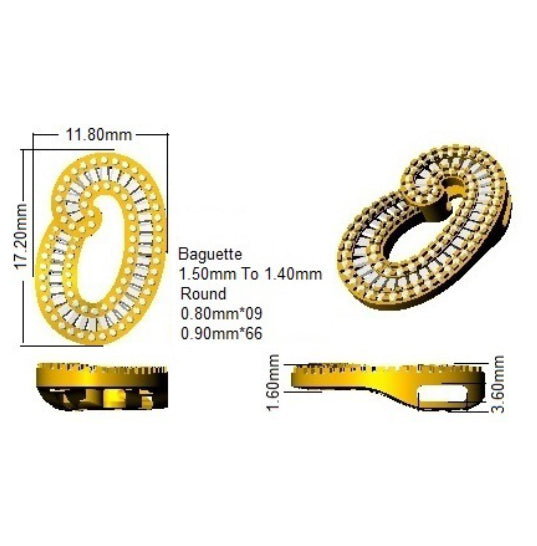 SP5002-O — Pendant - 9k Yellow Gold detail