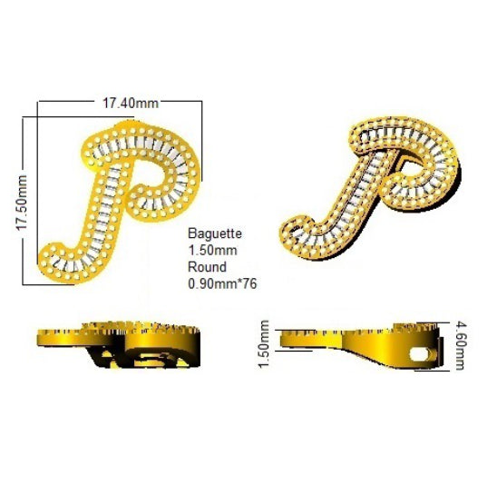 SP5002-P — Pendant - 9k Yellow Gold detail