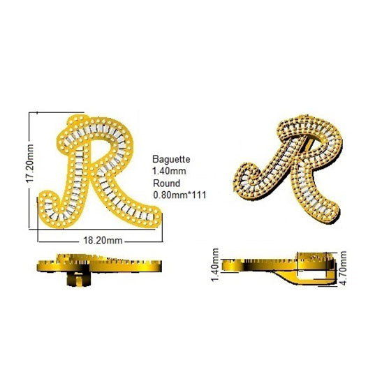 SP5002-R — Pendant - 9k Yellow Gold detail
