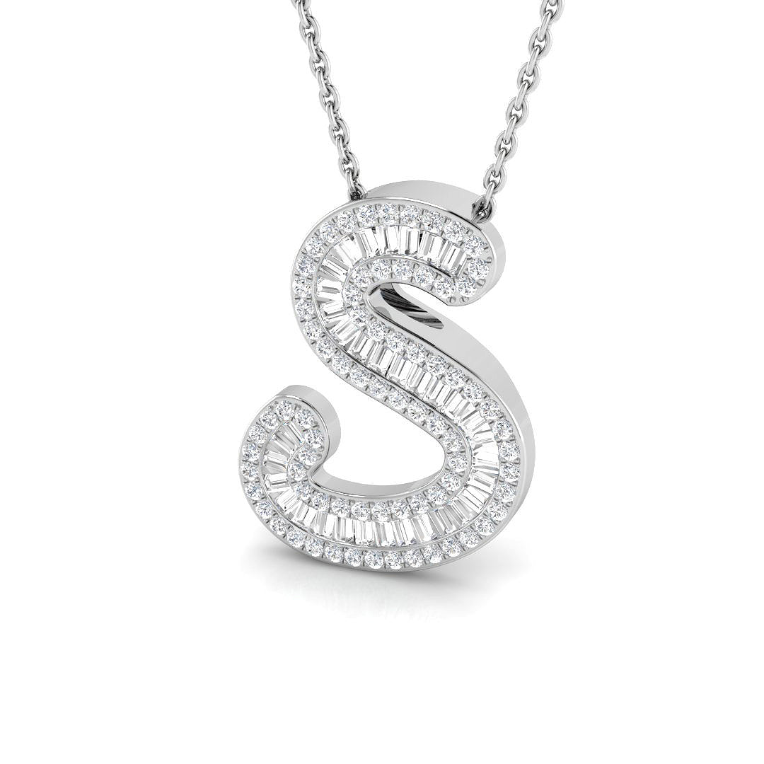 SP5002-S — Pendant - 9 KT White Gold