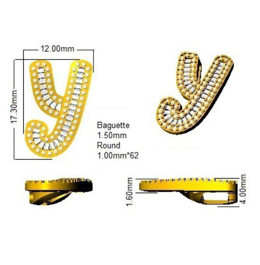 SP5002-Y — Pendant - 9k Yellow Gold detail