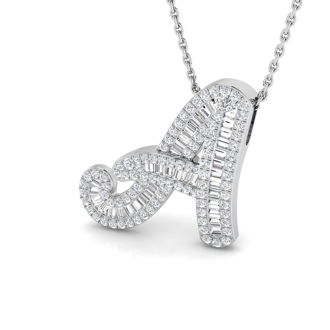 SP5002-A — Pendant - 9 KT White Gold