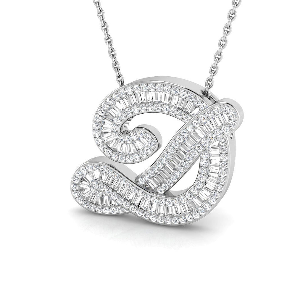 SP5002-D — Pendant - 9 KT White Gold