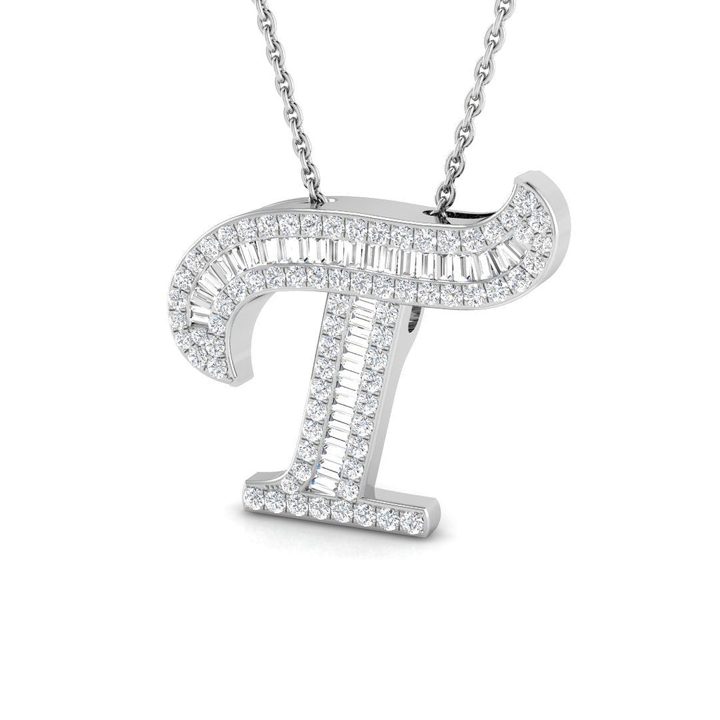 SP5002-T — Pendant - 9 KT White Gold