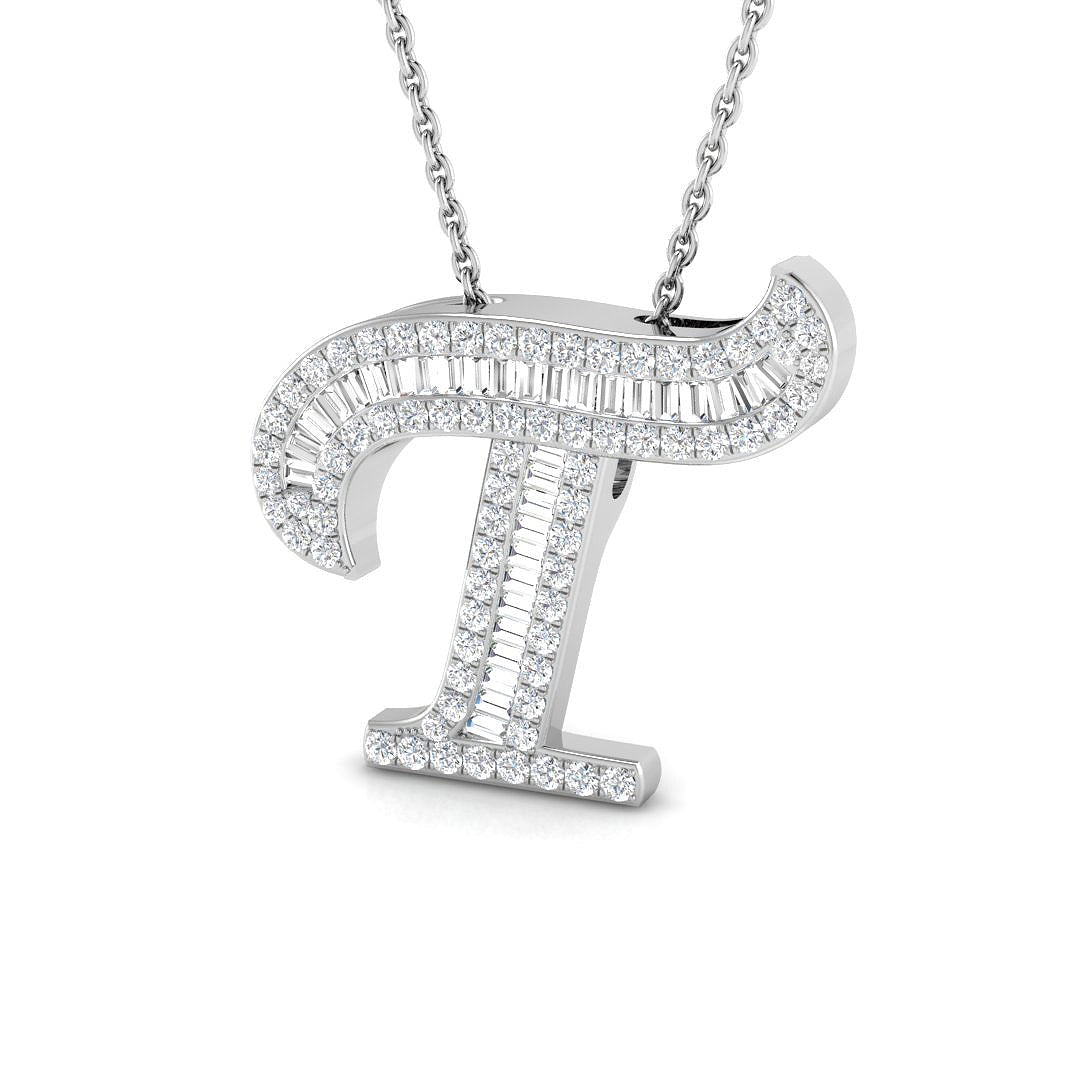 SP5002-T — Pendant - 9 KT White Gold